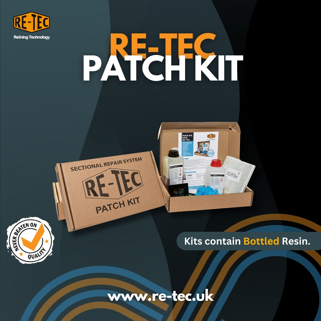 Patch Kit Map Patch Kit - Straight Pipes – 600mm Length – RE-TEC