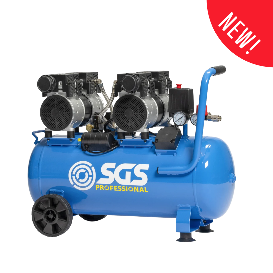 SGS Pro Super Silent 50 Litre Air Compressor | 9 CFM | 2 HP | 115 PSI